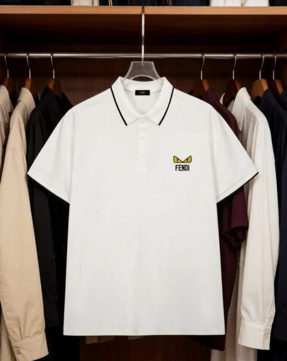 Picture of Fendi Polo Shirts Short _SKUFendiM-3XLhgntx19028115